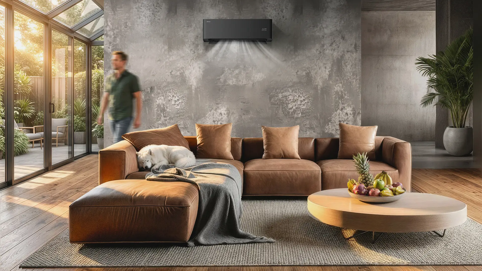 Klimatizace Hisense v moderním interiéru
