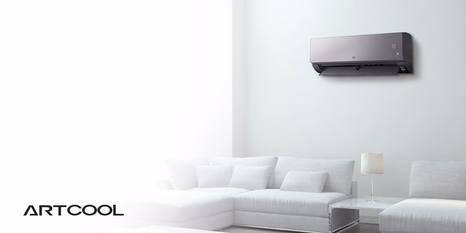 Designová klimatizace LG ARTCOOL v moderním interiéru