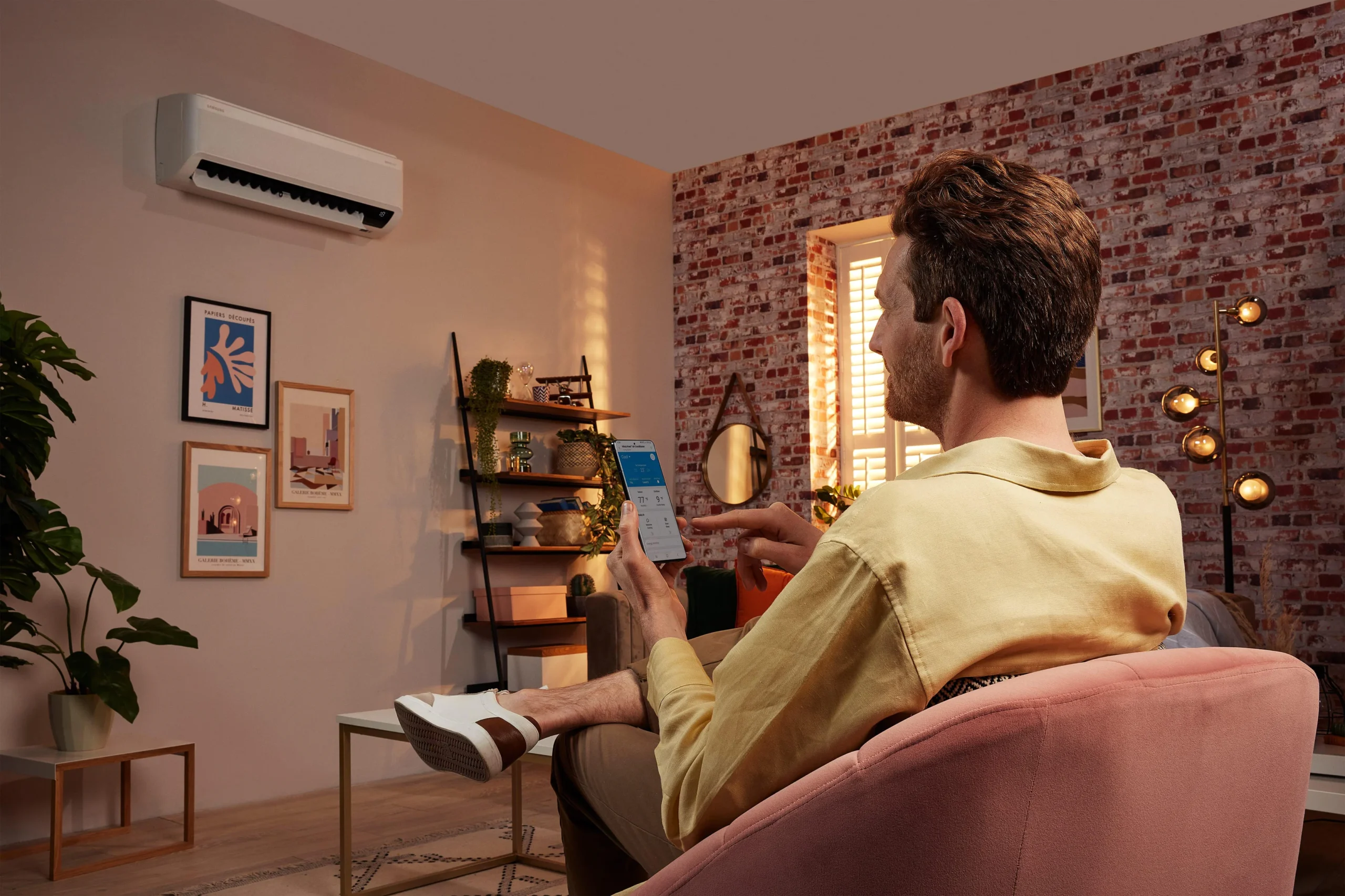 Ovládání klimatizace Samsung prostřednictvím aplikace SmartThings